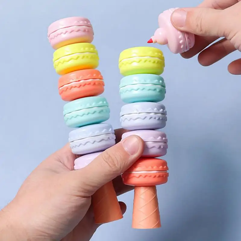 Quick Drying Marker Splicing No Leakage Macaron Color Writing Fluently Durable And Environmentally Friendly Stationery Art Pen