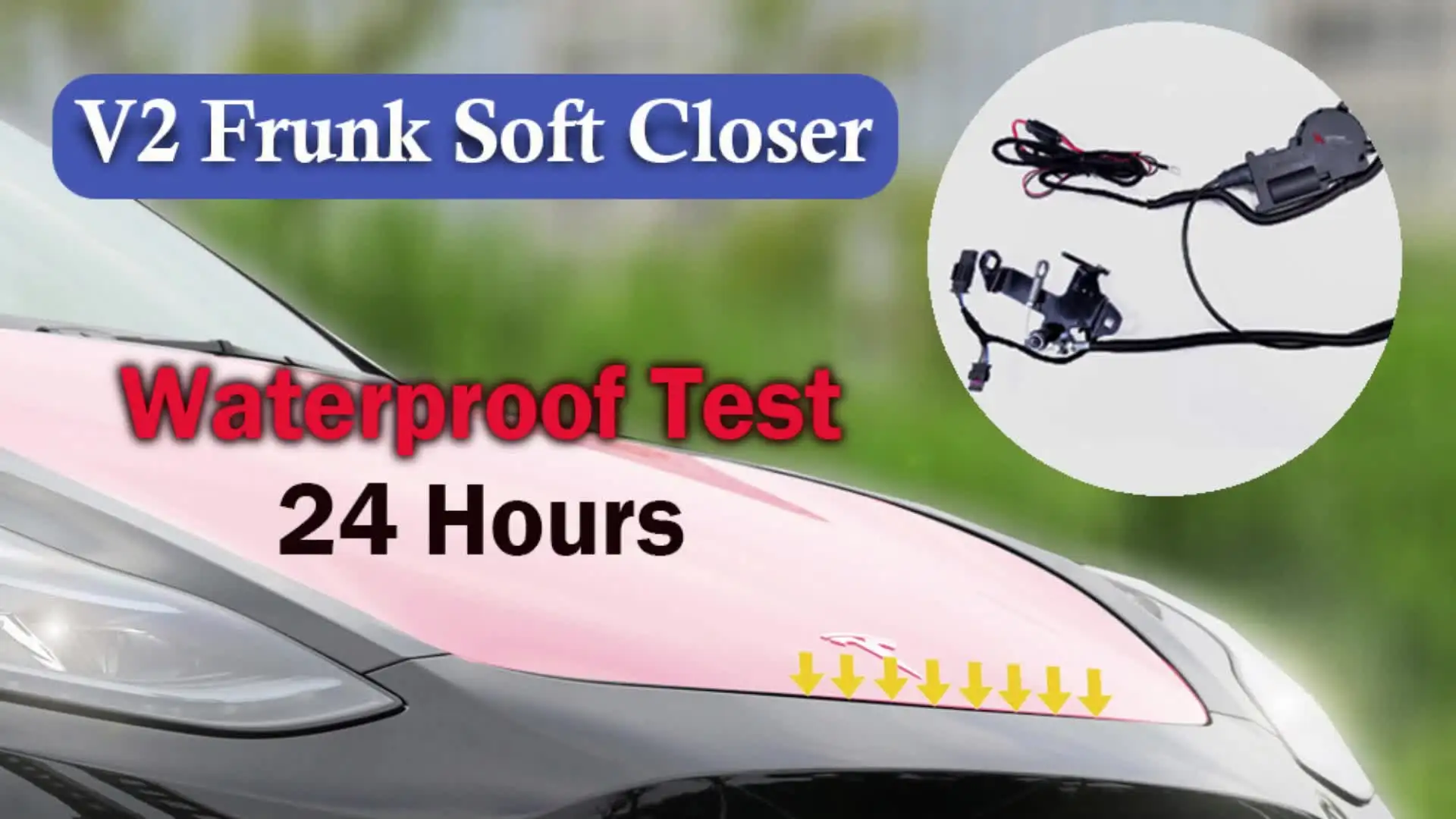 SATONIC Frunk Auto Closer Tesla用 SATONIC V2 Auto Frunk Suction For Tesla Y New Model Y Juniper YL