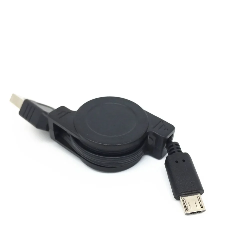 Retractable Micro USB Data Sync Charger Cable for Motorola Droid A855 X Mb810 Backflip Qa1 Karma Quench V8 V9M Vu30 V950 W233