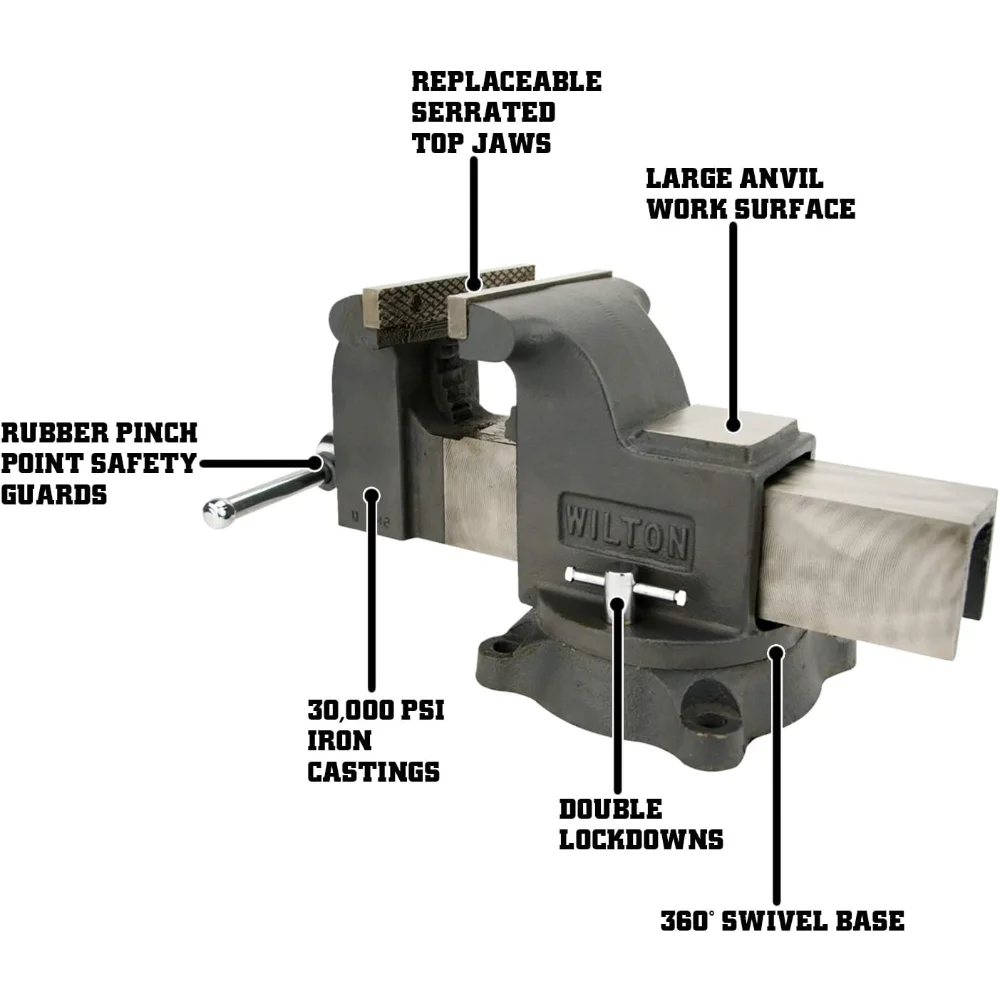 Wilton Shop Bench Vise, 8