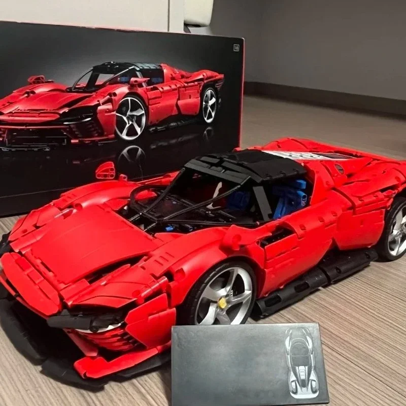 42143 كتل السيارة الخارقة SP3 التقنية الجديدة - نموذج عالي التقنية، هدايا عيد الميلاد وعيد الميلاد للبنين والبنات #4