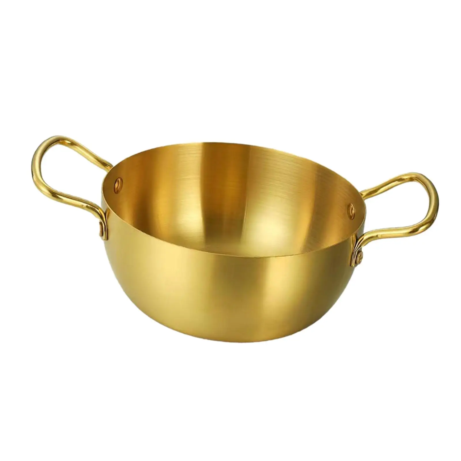 Cooking Pot Korean Ramen Noodle Pot Seafood Pot Frying Pot Korean Soup Pot Instant Noodle Pot for Presents Picnic Activities