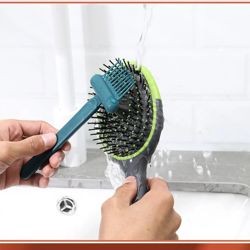 Comb Cleaning Brush Simple Hollow Air Bag Cleaning Brush Curly Hair Massage Comb Cleaning Brush Cleaning Tool