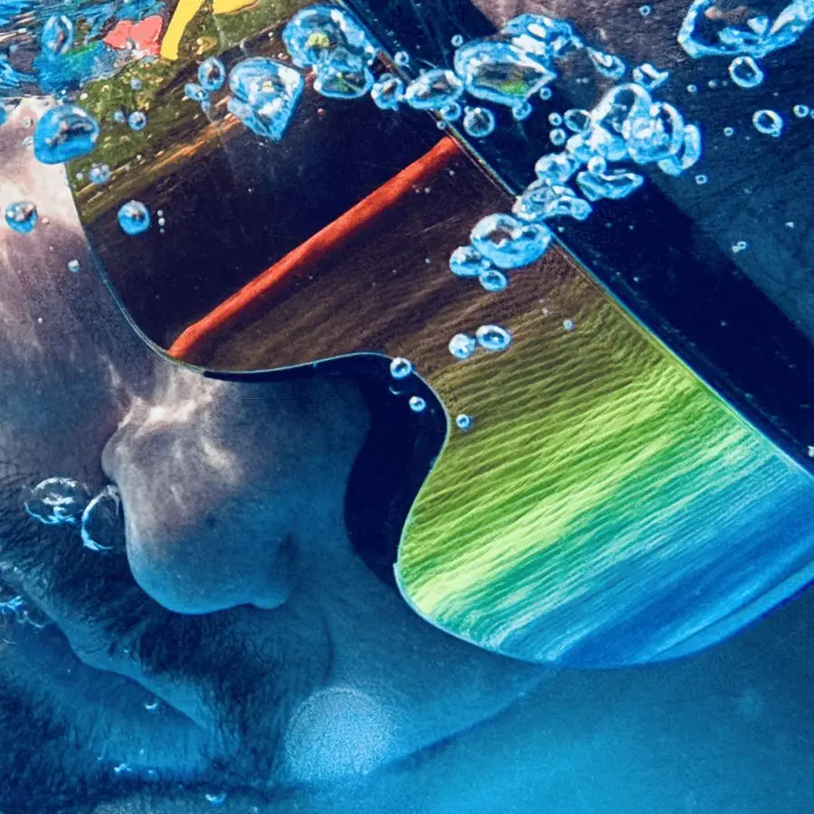 Frameless Ultralight Swim Goggle, AntiFog Nanotech Lens, 100 UV Protection, Surf, SUP, Jet Ski, Waterski, Open Water