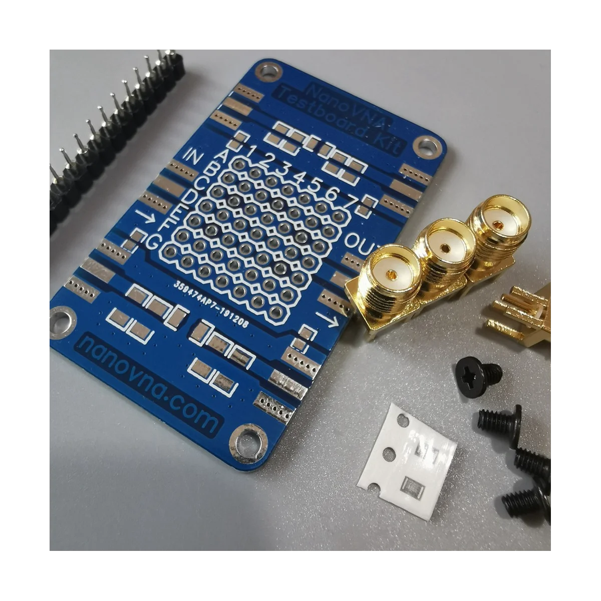 NanoVNA Testboard Kit VNA Test płyta demonstracyjna wektorowy analizator sieciowy płyta testowa