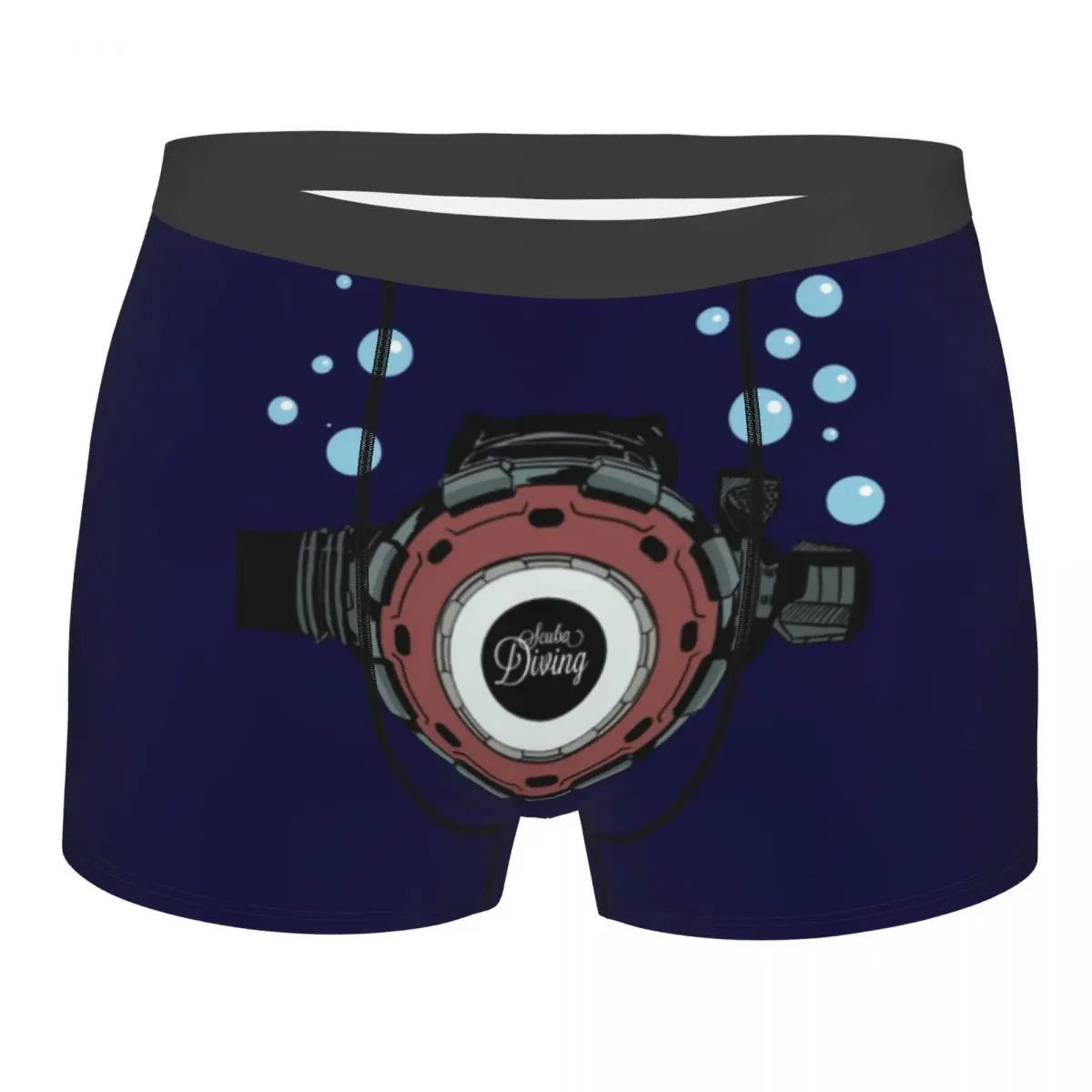 Scuba Diving Regulator Boxer Shorts For Homme Sexy 3D Print Dive Diver Underwear Panties Briefs Soft Underpants