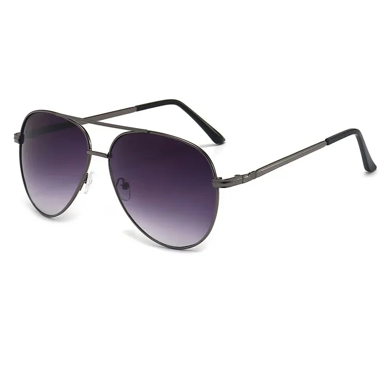 Men's and Women's Fashionable Retro Pilot Sunglasses with Metal Frame Texture Decoration Pink Blue Suitable for Travel Outdoor