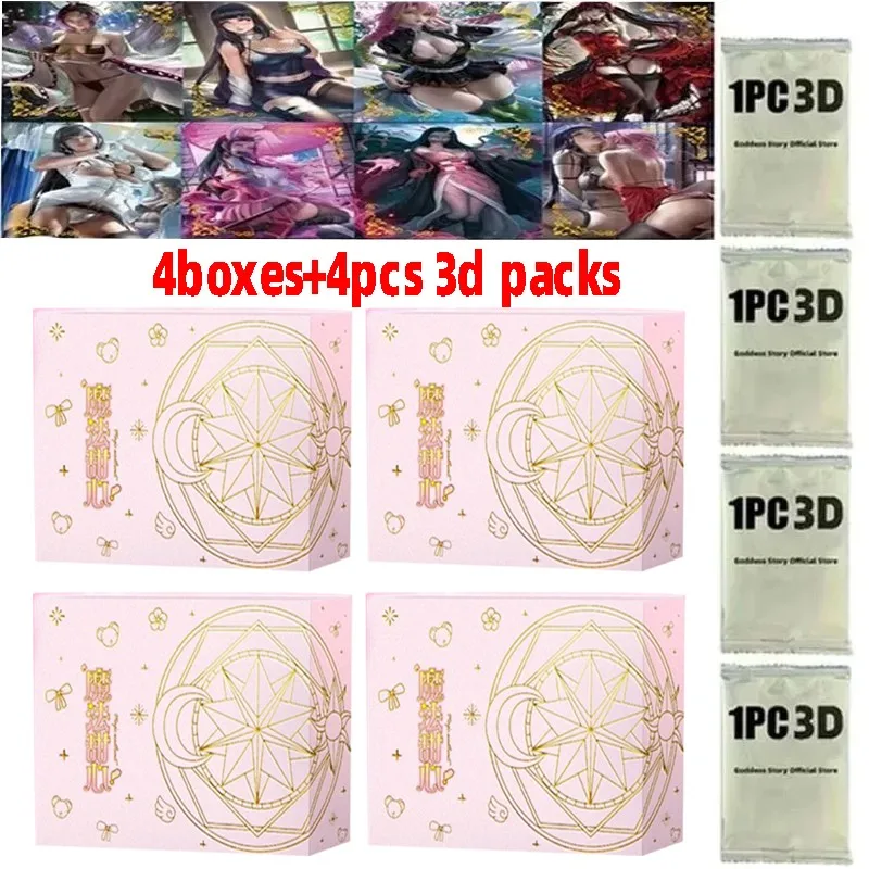 

Wholesales 4box Goddess Story Magicsweet Cards Sexy Anime Girl Booster Box Anime Trading Card Birthday Gift