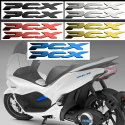 For Honda PCX125 PCX150 PCX160 1 Pair 3D Emblem Badge Logo Motorcycle Epoxy Stickers Moto Scooter Side Body Accessories Decals