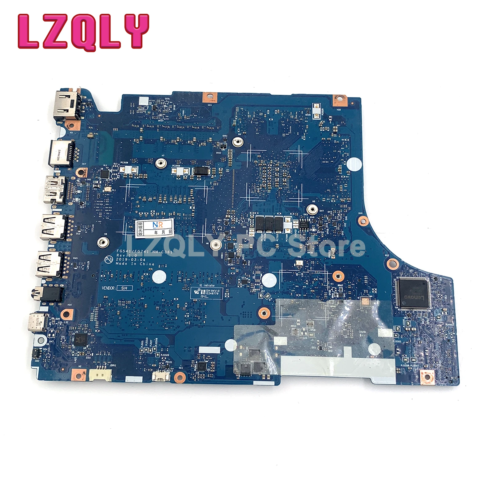 For LENOVO Ideapad L340-17IRH Laptop Motherboard NM-C361 NM-C362 I5-9300H I7-9750H CPU GTX1050 GTX1650 4GB GPU 100% test work