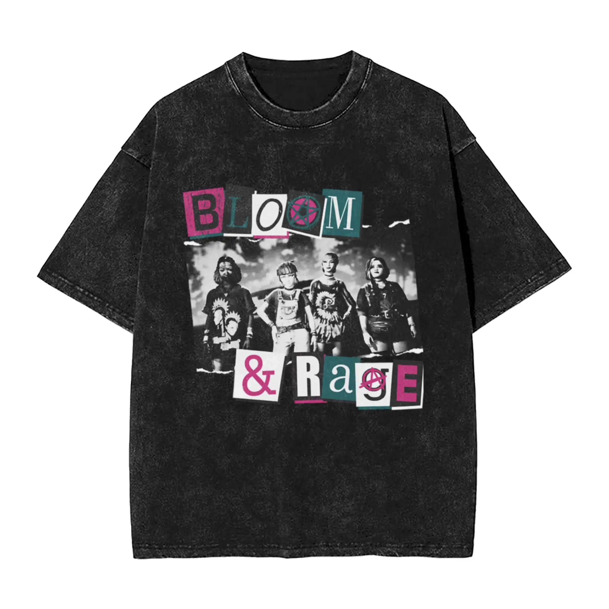 Bloom   Rage Here and Unhere Tour Shirt  Lost Records  Bloom   Rage  Classic Chic A Vintage Oversized Cotton T-Shirts
