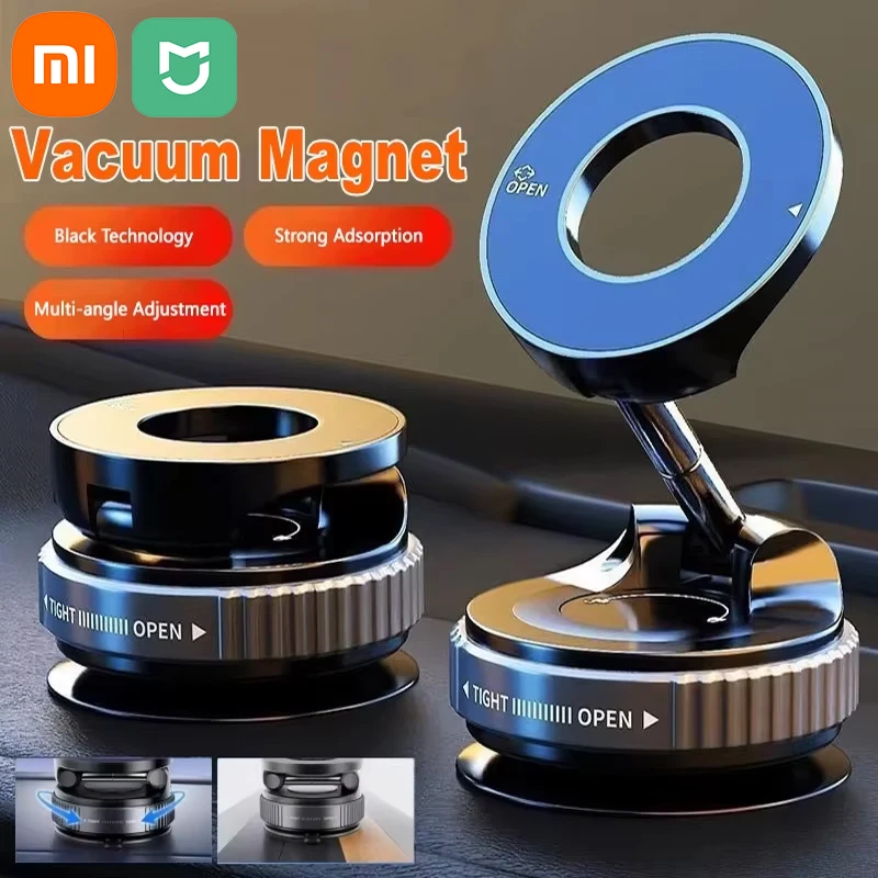 

Xiaomi Mijia Car Phone Holder Suction Cup Vacuum Magnetic Phone Stand 360° rotatable and Foldable Suction Cup Phone Holder HOT