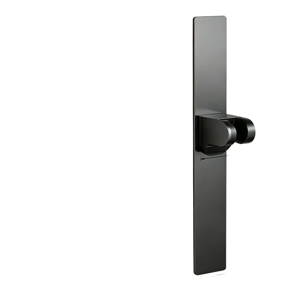 Silver Gunmetal Gray Magnetic Shower Bracket 304 Stainless Steel Adjustable No Drill Wall Mount Holder For Bathroom Shower Head