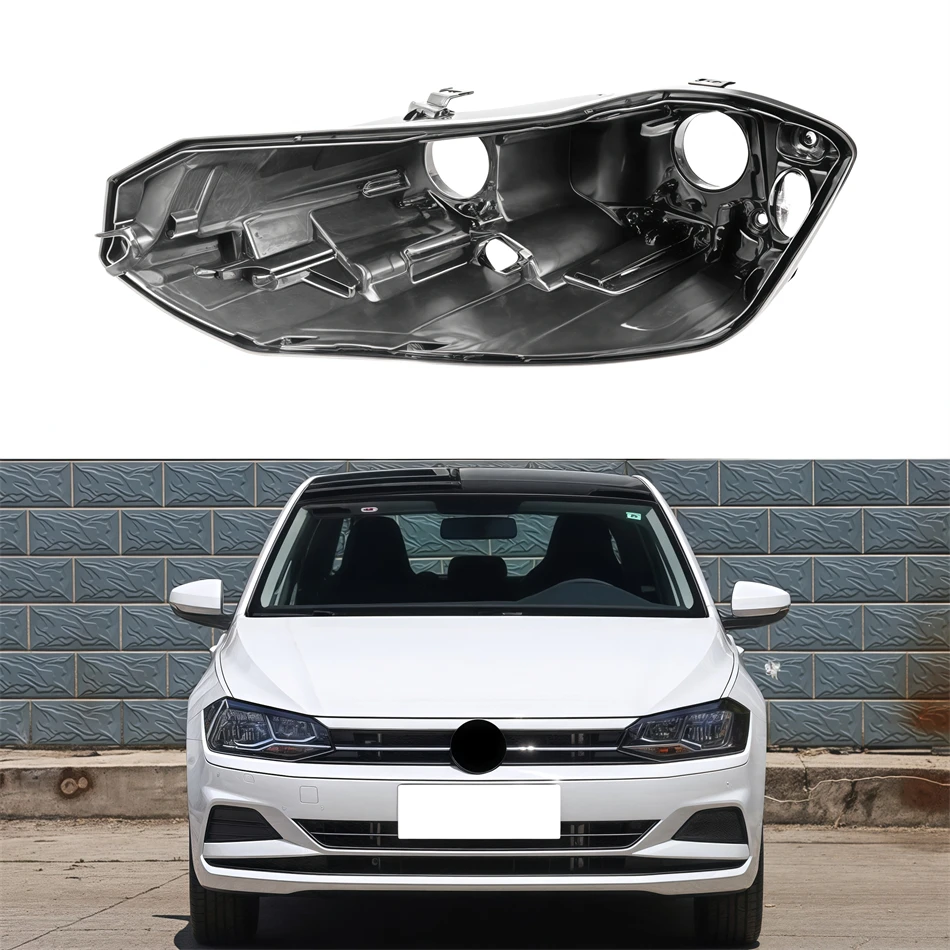 

For Volkswagen Vw Polo 2019 2020 2021 2022 2023 Auto Accessory Headlight Glass Headlight Bottom Shell
