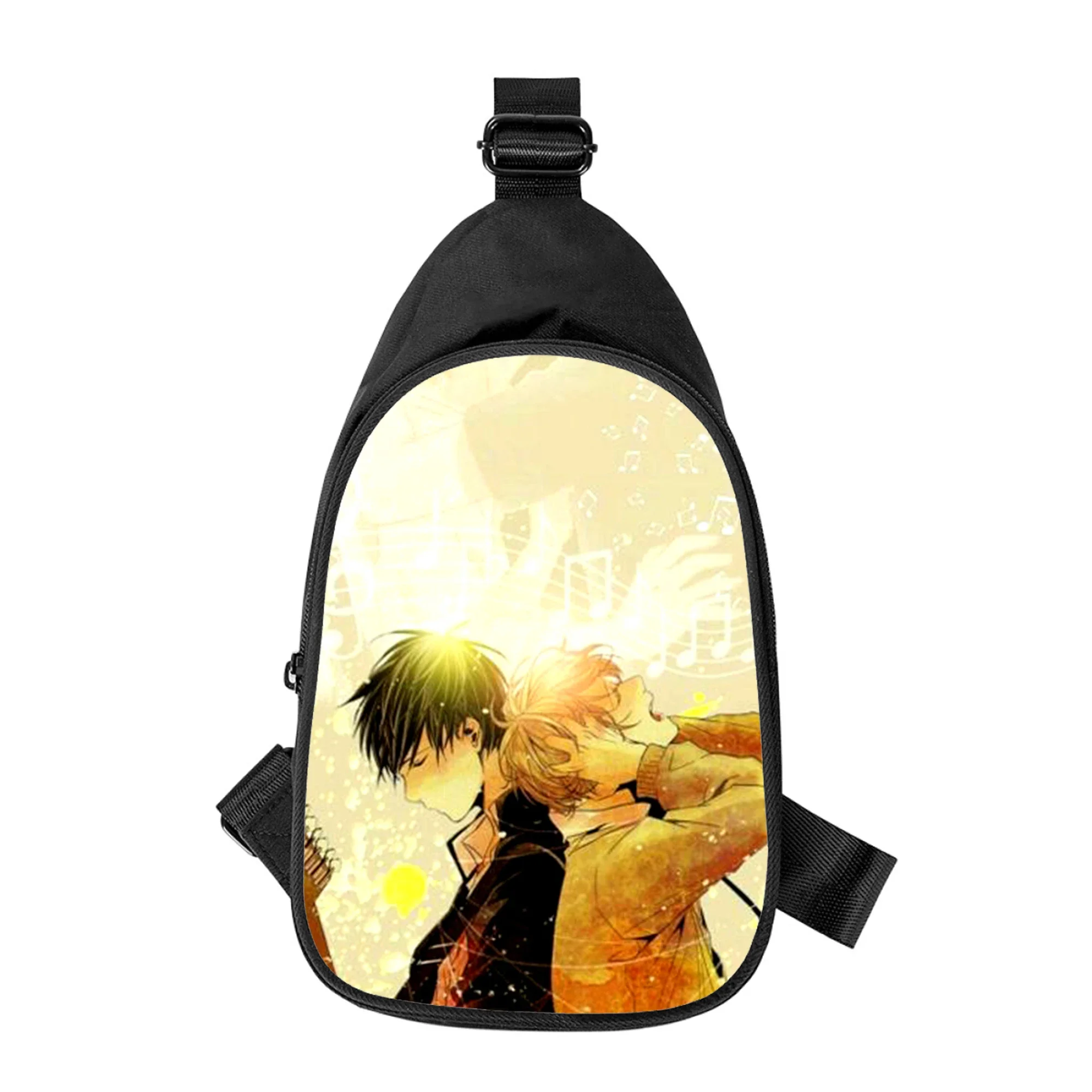 Given-Bolso de pecho cruzado con estampado 3D de Anime para hombres y mujeres, bolso de hombro cruzado en diagonal, paquete de cintura escolar para marido, nuevo