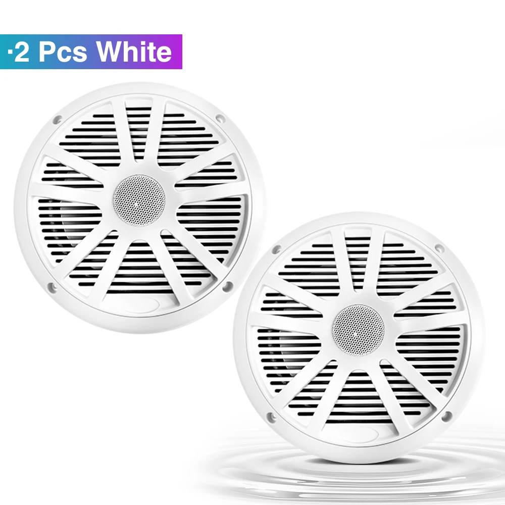 6.5 Inch Marine Speakers 120W Waterdicht Weerbestendig Stereo Boot Luidspreker voor RV Jachten Golfkar ATV UTV Schip sauna