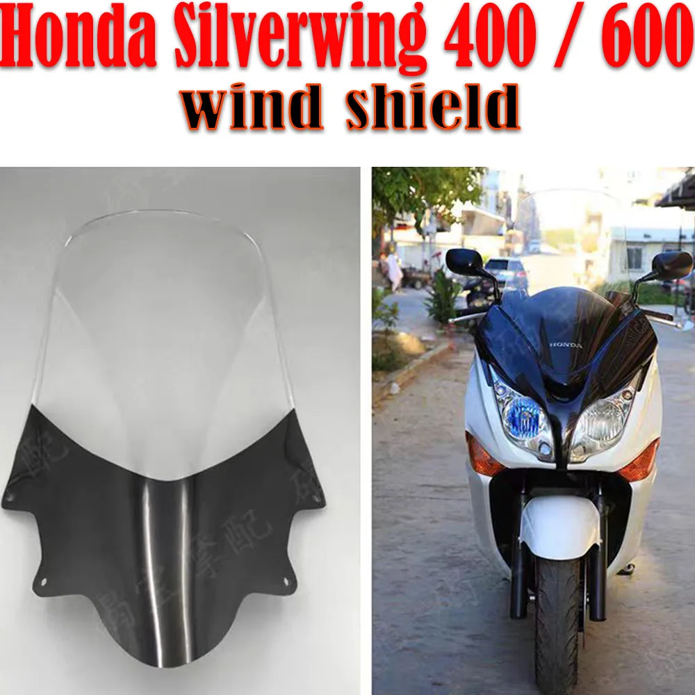 New Fit Honda Silverwing 400 / 600 Dedicated Front Windshield Wind Deflector For Silverwing 400 / 600 Original