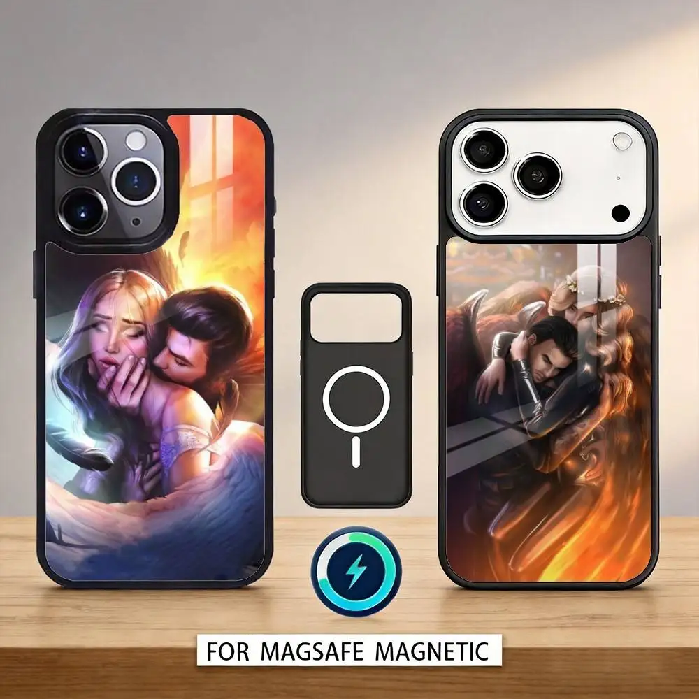 

Romance C-Clubs Game Malbonte Vicky Phone Case For iPhone17,16,15,14,13,12,Pro,Max,Magnetic For Magsafe Wireless Charging