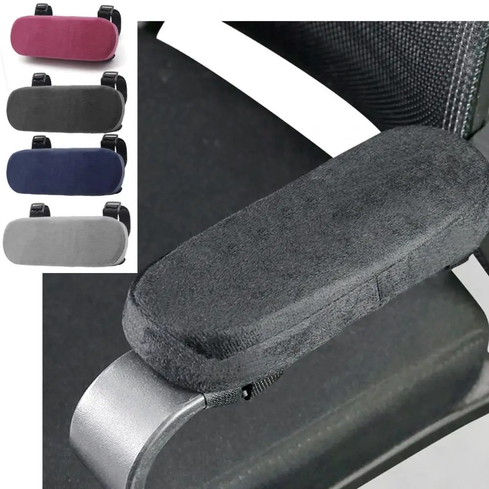 Memory Foam Office Chair Armrest Pad PP Cotton Filling Armrest Cushion Pad Soft Home Office Chair Elbow Pillow