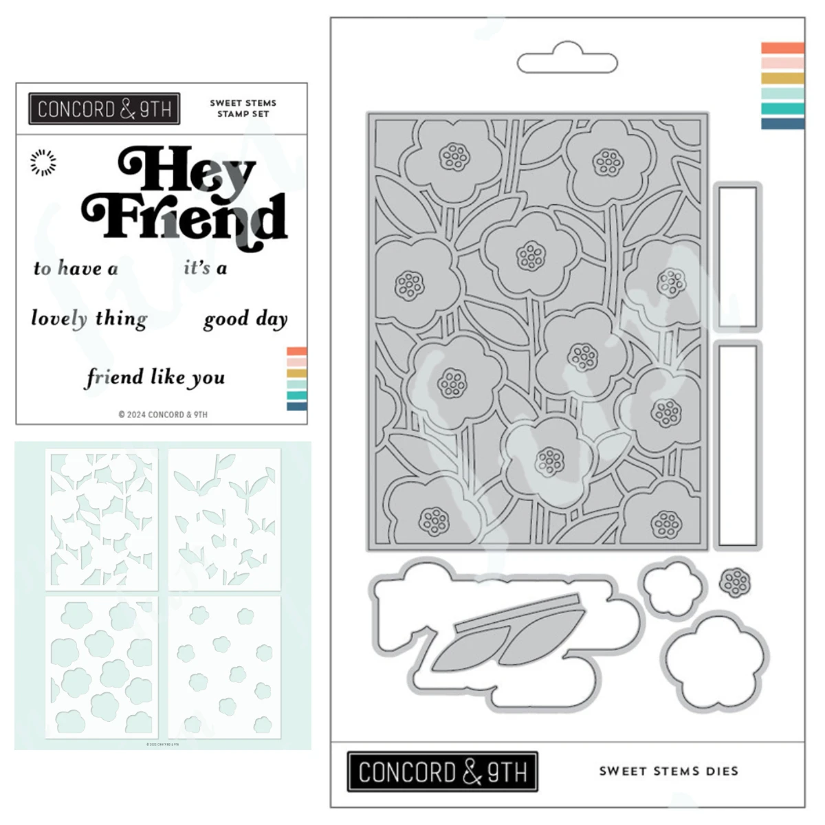 

New Dies and Stamps Sweet Stems Die Crafts Mold DIY Scrapbooking Stamp Novelty 2025 Supplies Family Holiday Fustelle Albums Card