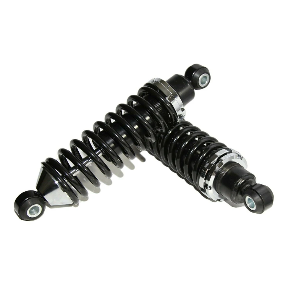 Emusa Universal Suspension Strut Rear Street Rod Coiilover Shock SET w/180 Pound Black Coated Springs