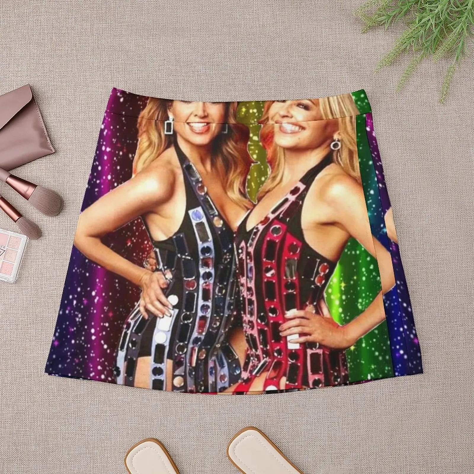 Kylie Minogue & Dannii Minogue - 100 Degrees Summer Of Pride Mini Skirt luxury women's skirt women's summer clothing 2023