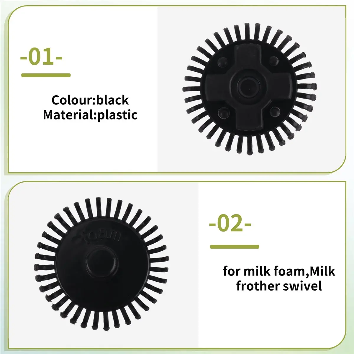finefine Replacement Milk Frother Swivel Heads Spare Parts for Hero Home Win Milk Frother for Milk Foam