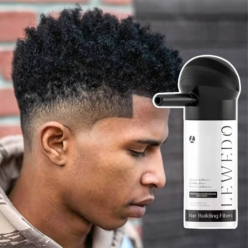 Kit de Fibras Capilares 25g, Fibras para Dar Volumen al Cabello, Unisex, Agrega Volumen al Instante, Disimula las Zonas con Poco Cabello, para un Cabello Más Denso, con Boquilla Aplicadora