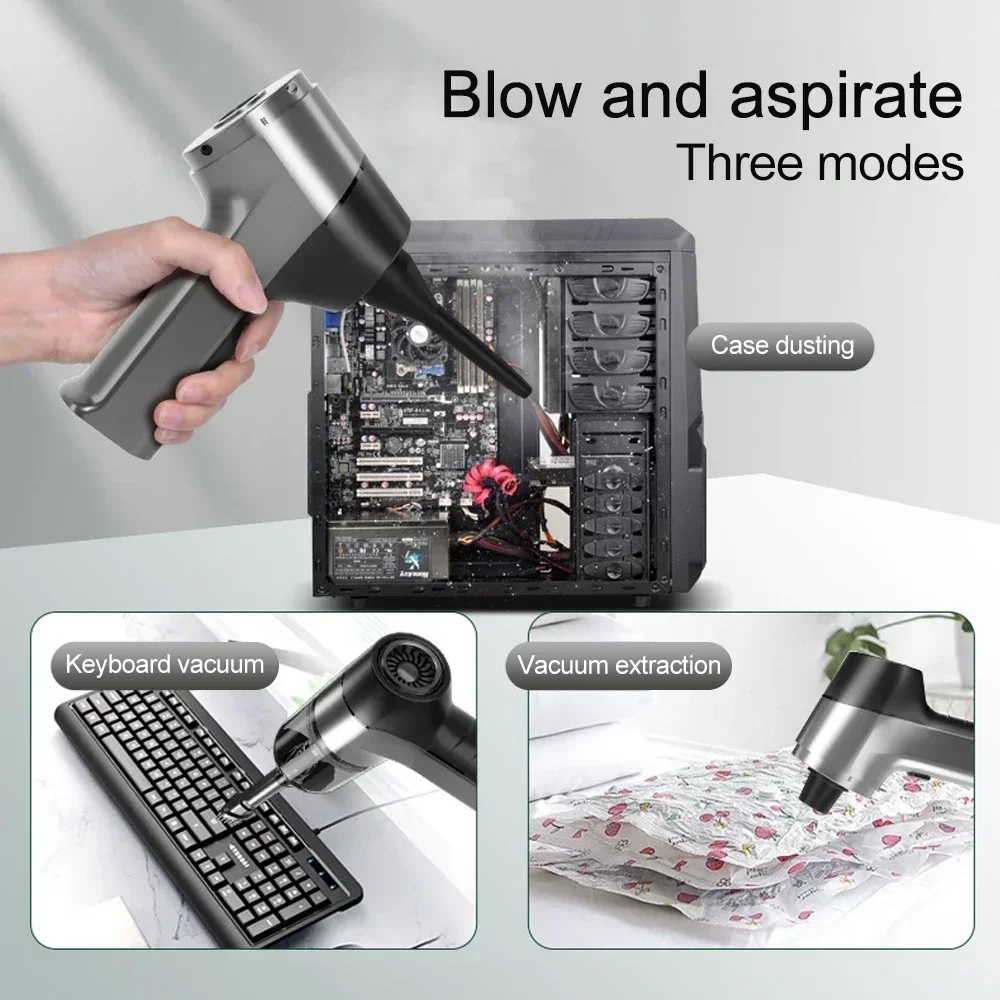 Car Vacuum Cleaner 4 in1Wireless Vacuum Cleaner Duster Handheld Vacuum Pump For Home Portable Cordless StrongSuction Car Cleaner image 4