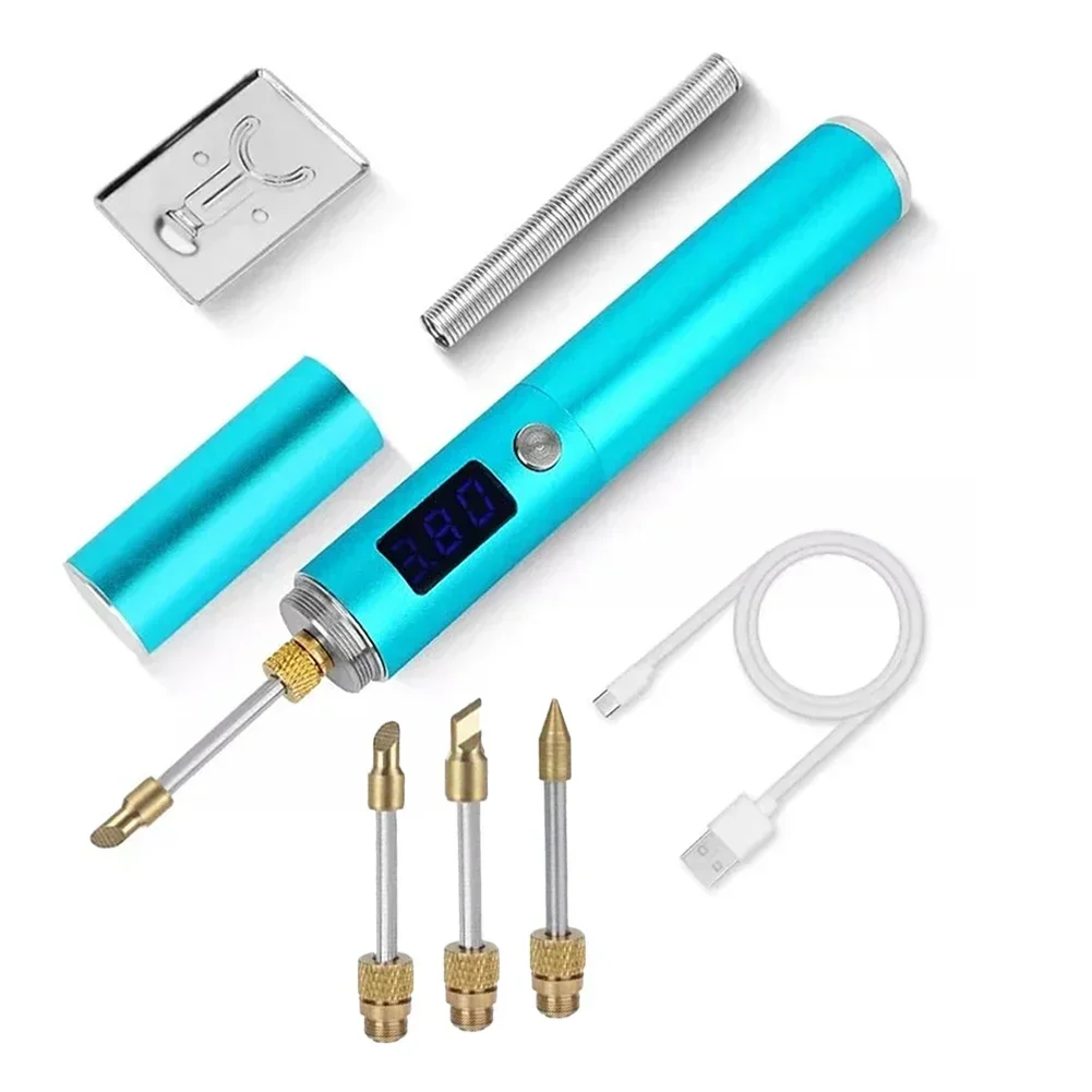 USB High-Power Fast Heat Wireless Soldering Iron Rechargeable Soldering Iron With Soldering Iron Protective Cover DC5V2A