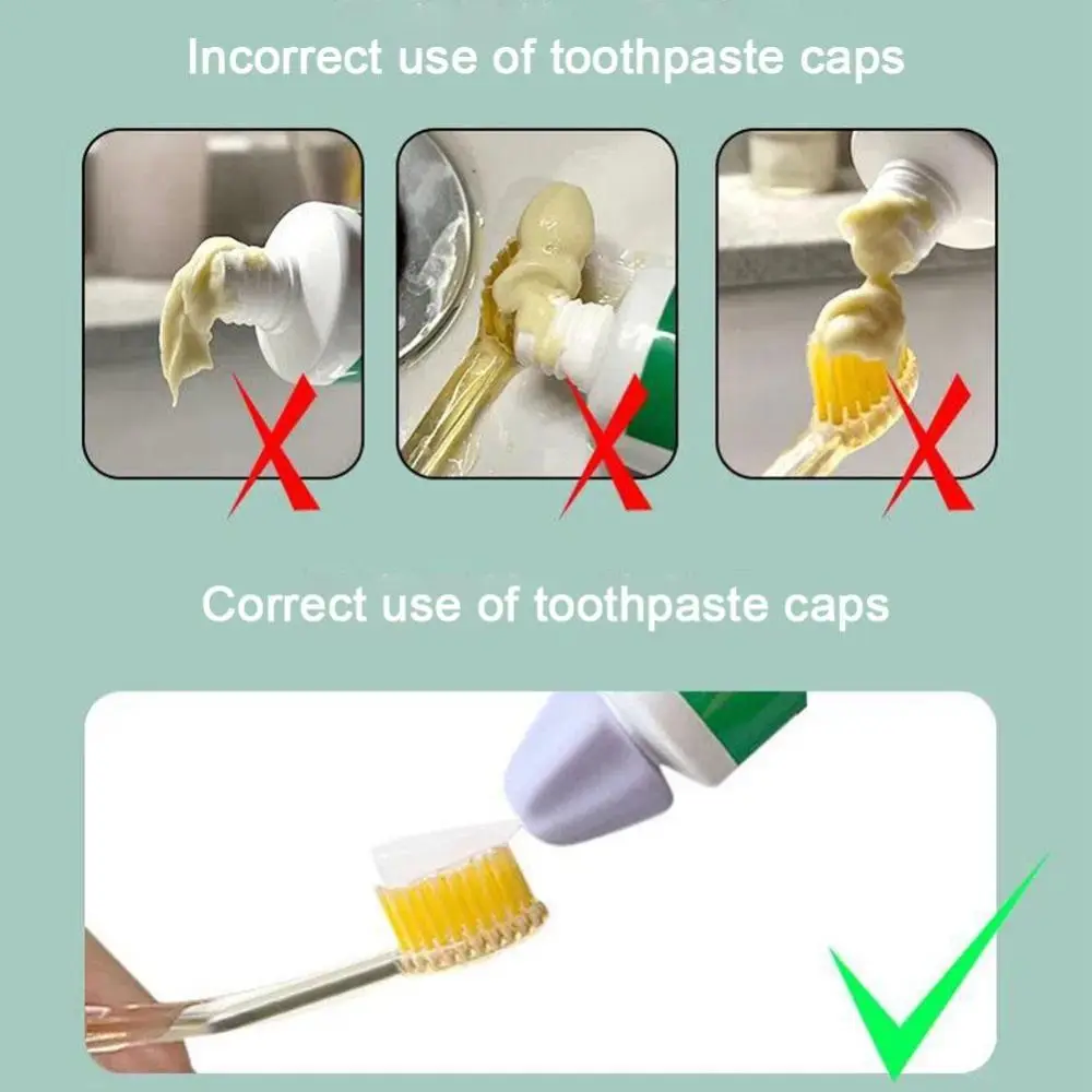 High Quality Silicone Self Closing Toothpaste Cap Dust Bathroom Product Self-sealing Squeezer Cleaning Toothpaste Pump Dispenser - Detail 1