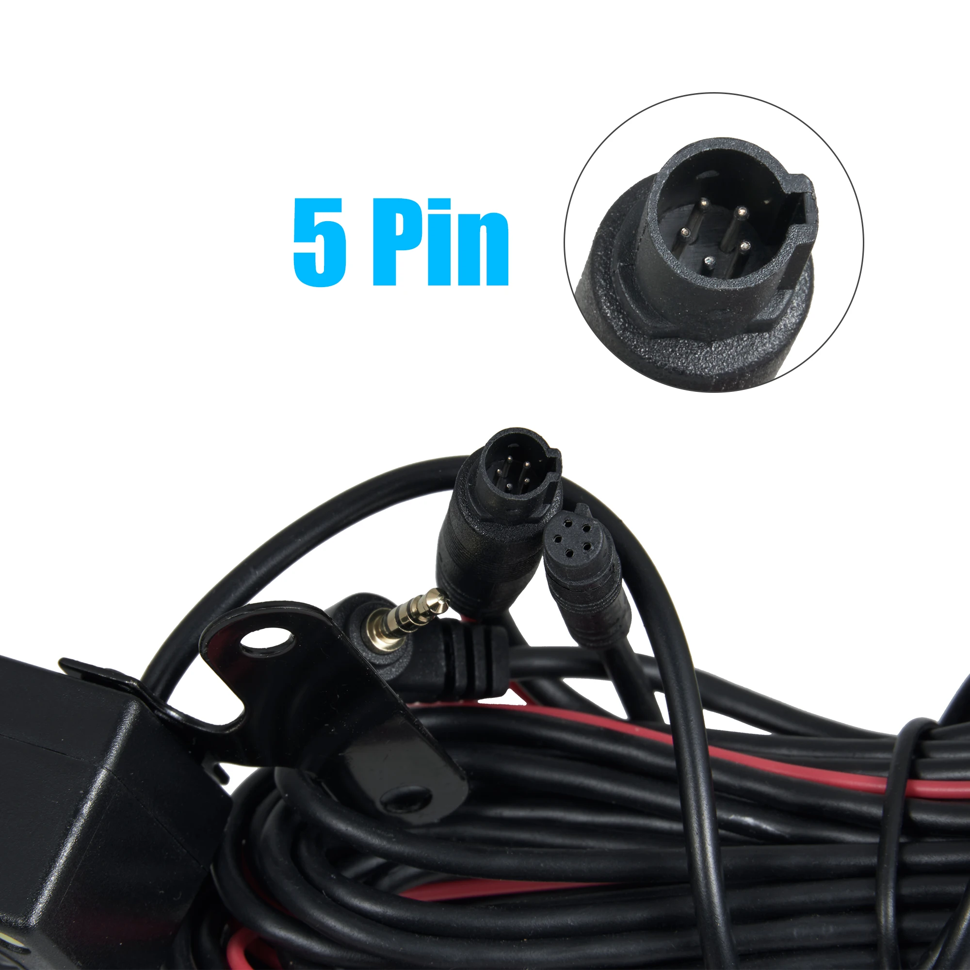 Universal 5-pin dashcam rear camera HD rear lens astern rear image waterproof infrared night vision