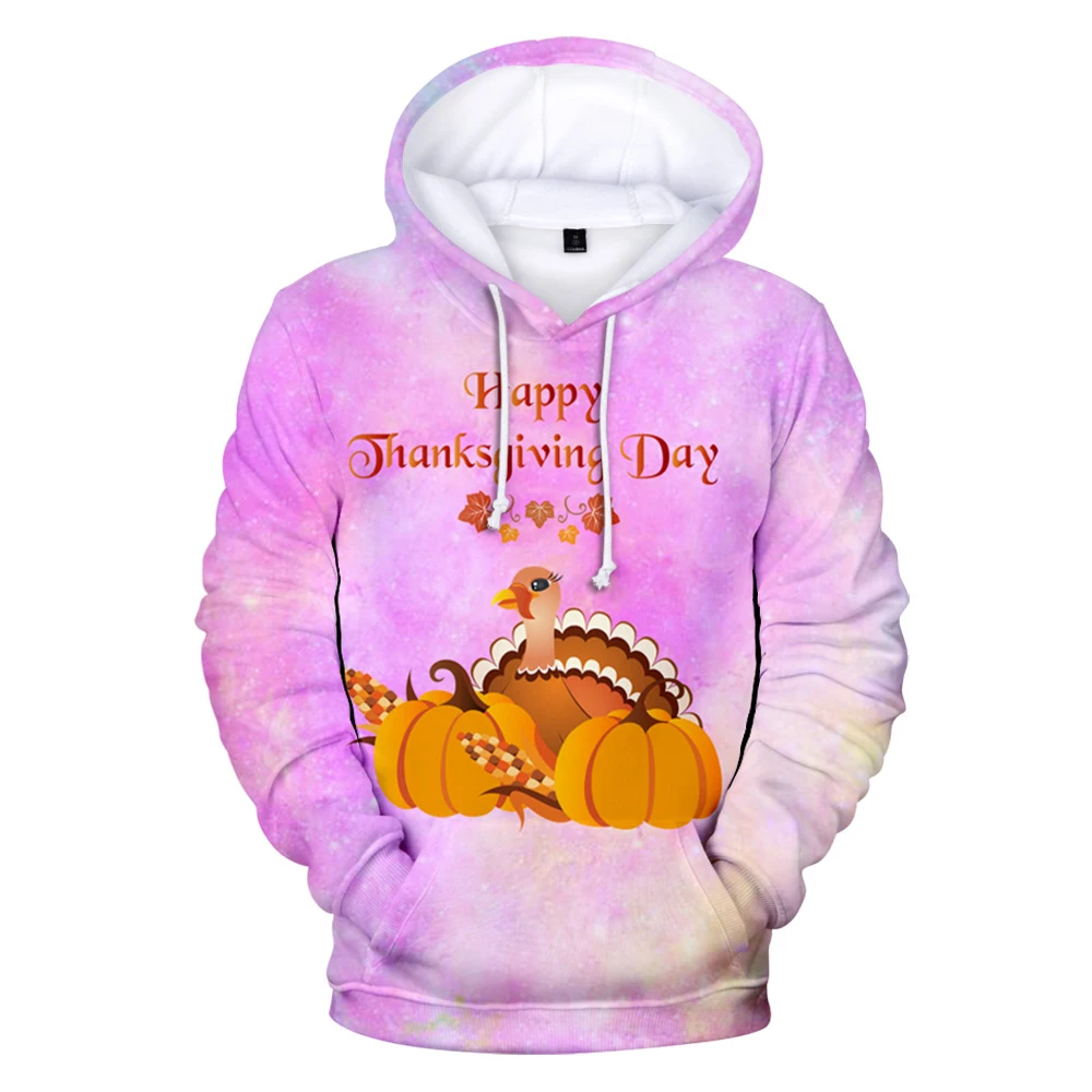 

Hip Hop Popular Comfortable New Thanksgiving day 3D print Hoodies Sweatshirts Men/Women Sweatshirt Adult/Child Casual Pullovers