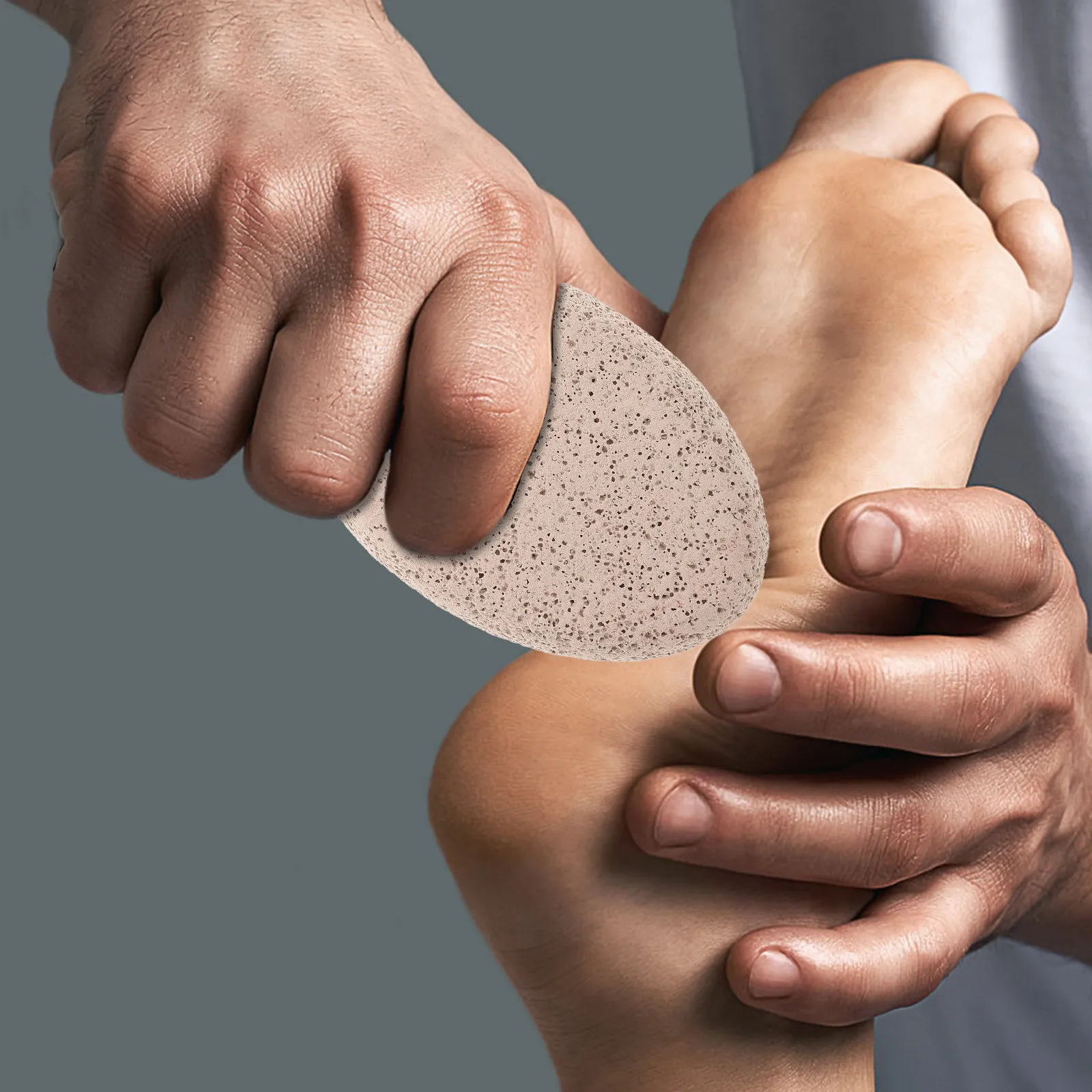 6Pcs Pumice Stone Foot Files Natural Exfoliating Callus Remover Dead Skin Remover Pedicure Tools Foot Care Accessory Soft Smooth
