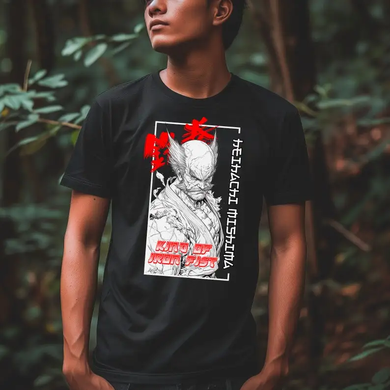 Men's Tekken Game Tee | Gaming Streetwear Graphic T-Shirt