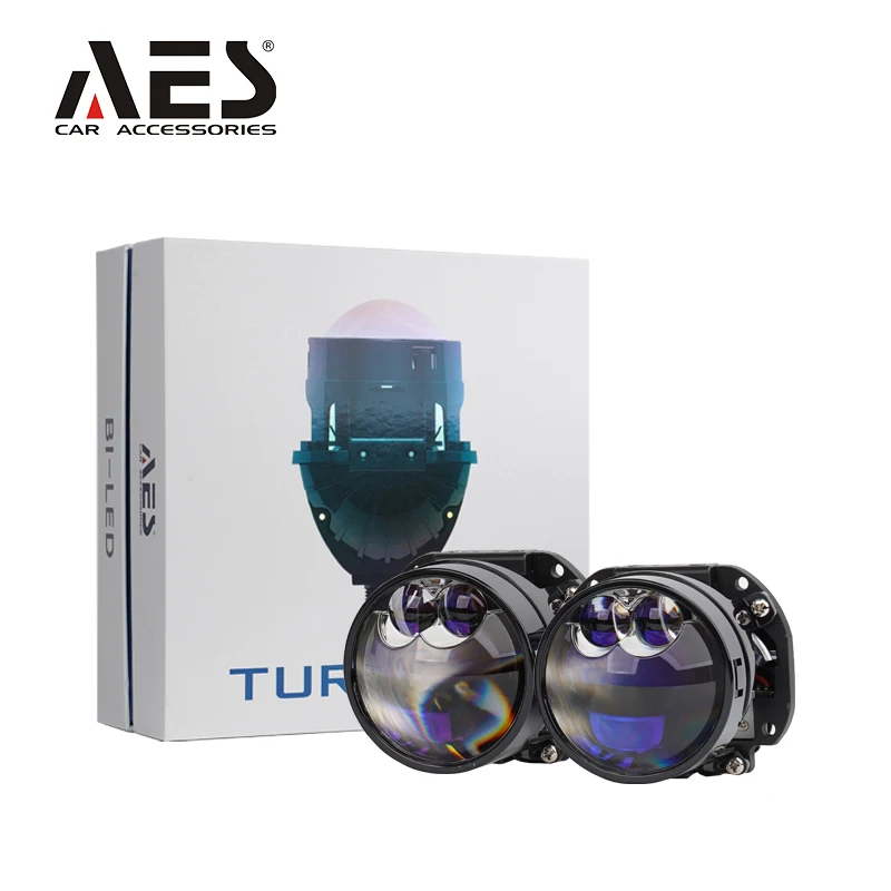 Manufacturer Direct AES Tur-bo SE Dual Laser 70W LED Projector LED Headlight for Toyota Honda Auto Lighting System