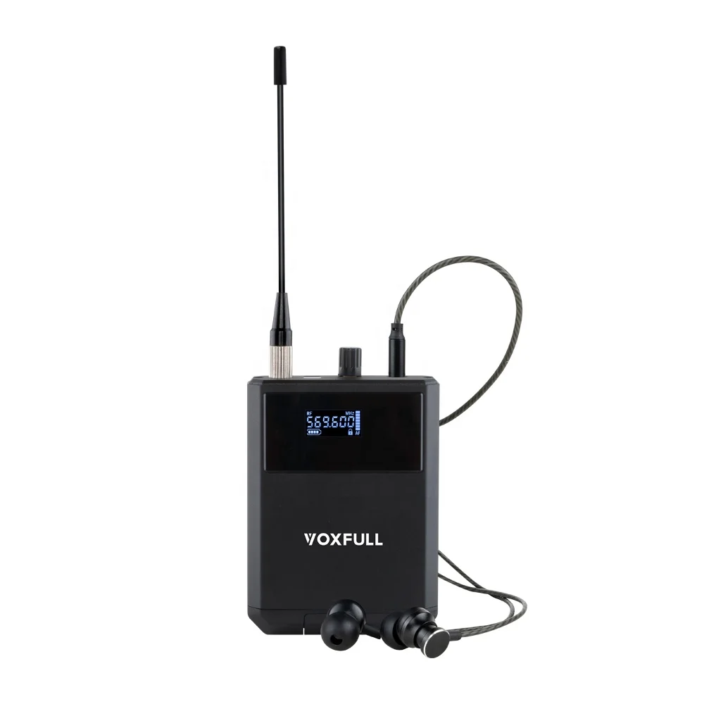 Voxfull IE7200 고품질 전문가용 IEM 스테레오 모니터 시스템, 무선 인이어 모니터 (보컬용)