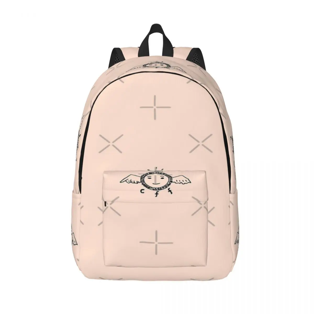 

Charcoal Feather Federation Simple and Stylish Backpack Canvas Backpack Student