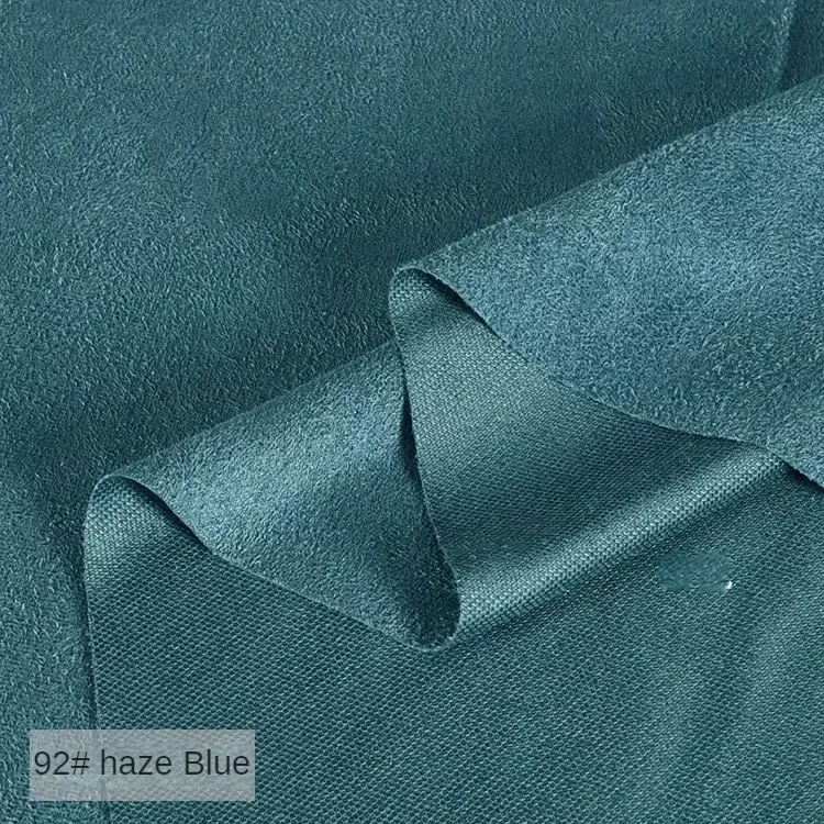 Suede Fabric Micro-elastic By The Meter for Costume Dresses Diy Sewing Thin Ultra-soft Frosted Cloth Breathable Plain Pink Blue