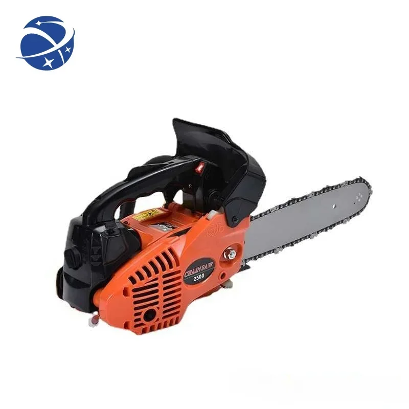 

YYHC Gasoline Chain saw2500 Small Gasoline Garden Logging Saw 10" 12" 14" Moso Bamboo Home Portable Single Handed Saw Chainsaw