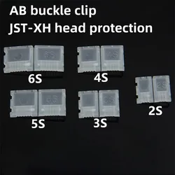 10PCS/Lot AB buckle clip JST-XH head protection for 2S 3S 4S 5S 6S Lipo Battery Balance Charger Cable IMAX B6 Connector Wire