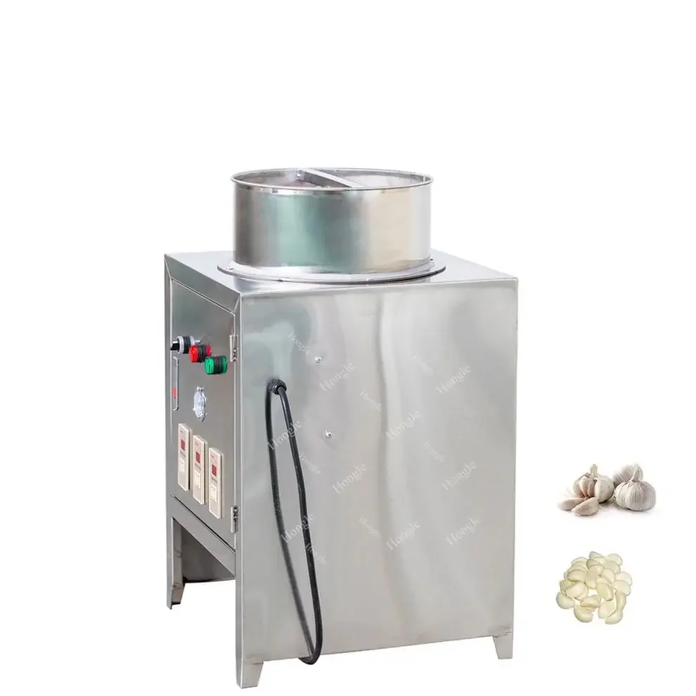 Quitar bombillas Máquina peladora de ajos casera para coco