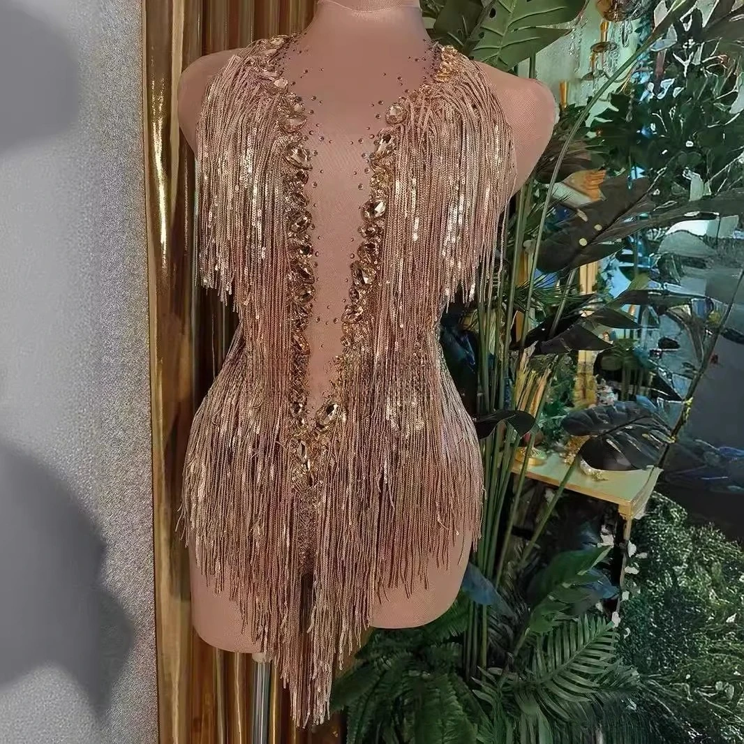 เครื่องแต่งกายกระโปรงสีแดงนักร้องหญิงนักเต้นชุดโมเดิร์นเต้นรําละติน Vestidos De Gala De Noche Abito Da Cerimonia Donna