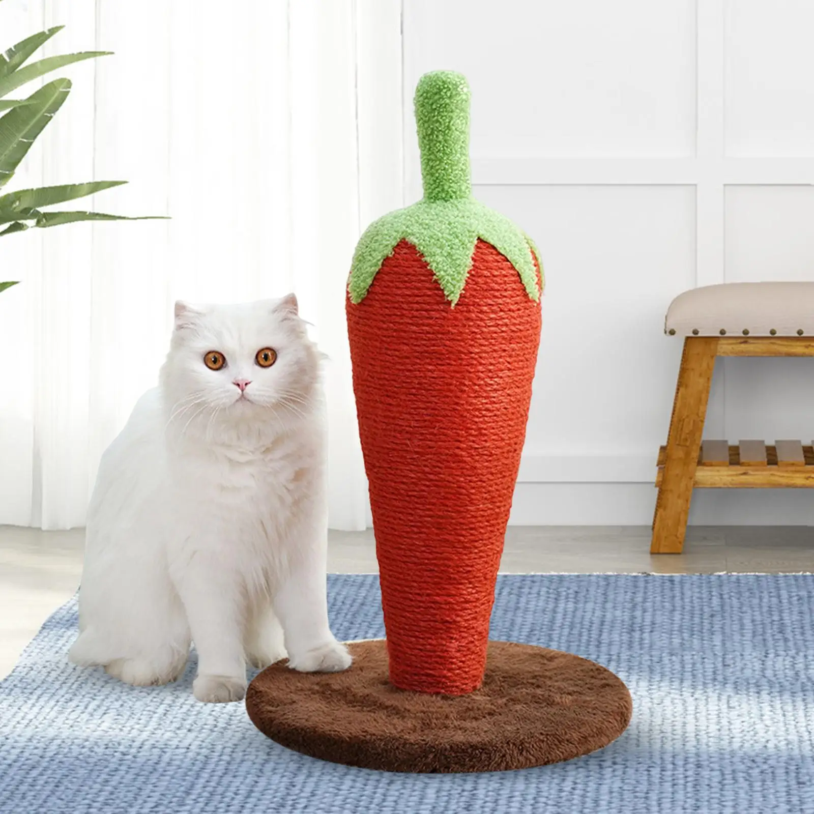 

Cute Cat Scratching Post Interactive Toys Protect Cats Nails Carpets Sofa