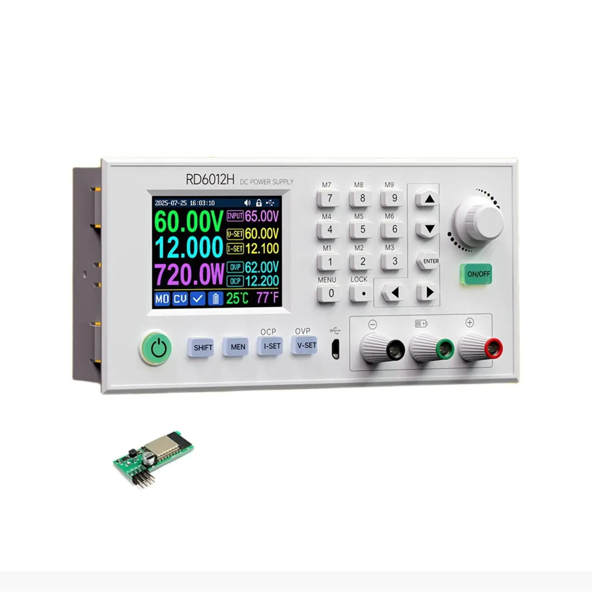 L77A RD6012H-W DC Adjustable Steps Down Voltage Regulated Power Supply 60V 12A Step-Down Converter Electronic Repair