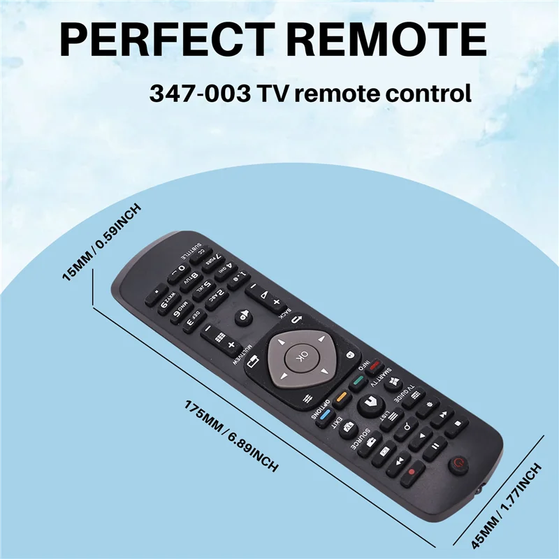 B24B New Replacement TV Remote Control For  YKF347-003 TV Television Remote High Quality Accessories Part Control