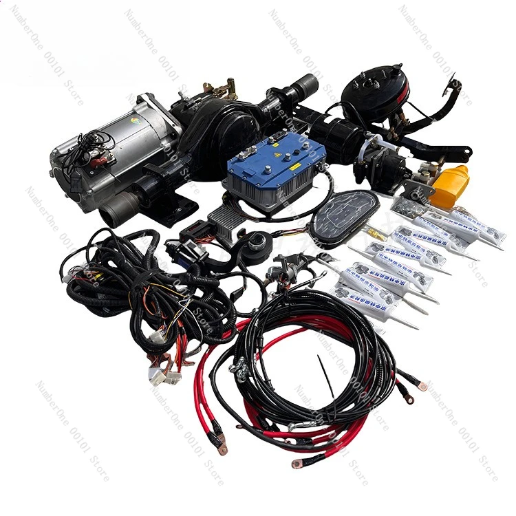 Four-wheel heavy-duty suspension car chassis accessories Large vacuum power brake AC electronic control accessories assembly