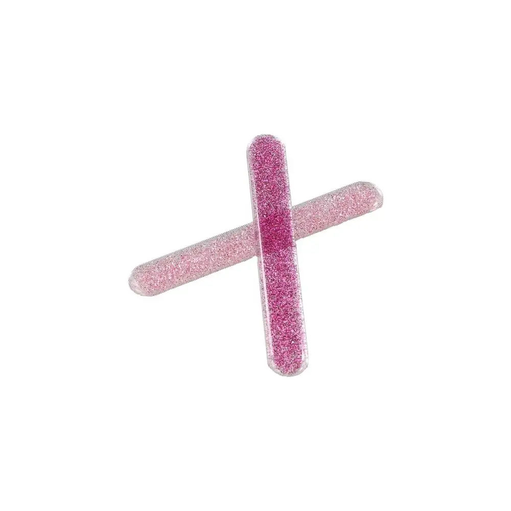 

Portable Nano Glass Nail File Glitter Colorful Nail Polishing Strip Durable Double Sided Polishing Stick Women