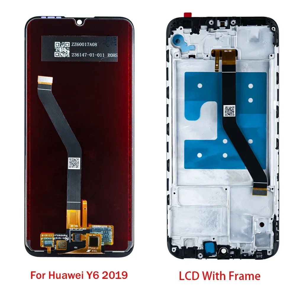 6.09\'\' For HUAWEI Y6 2019 For Honor 8A MRD-LX1F LX1 LX3 LX1N LCD Display With Frame Touch Screen Digitizer Assembly Replacement