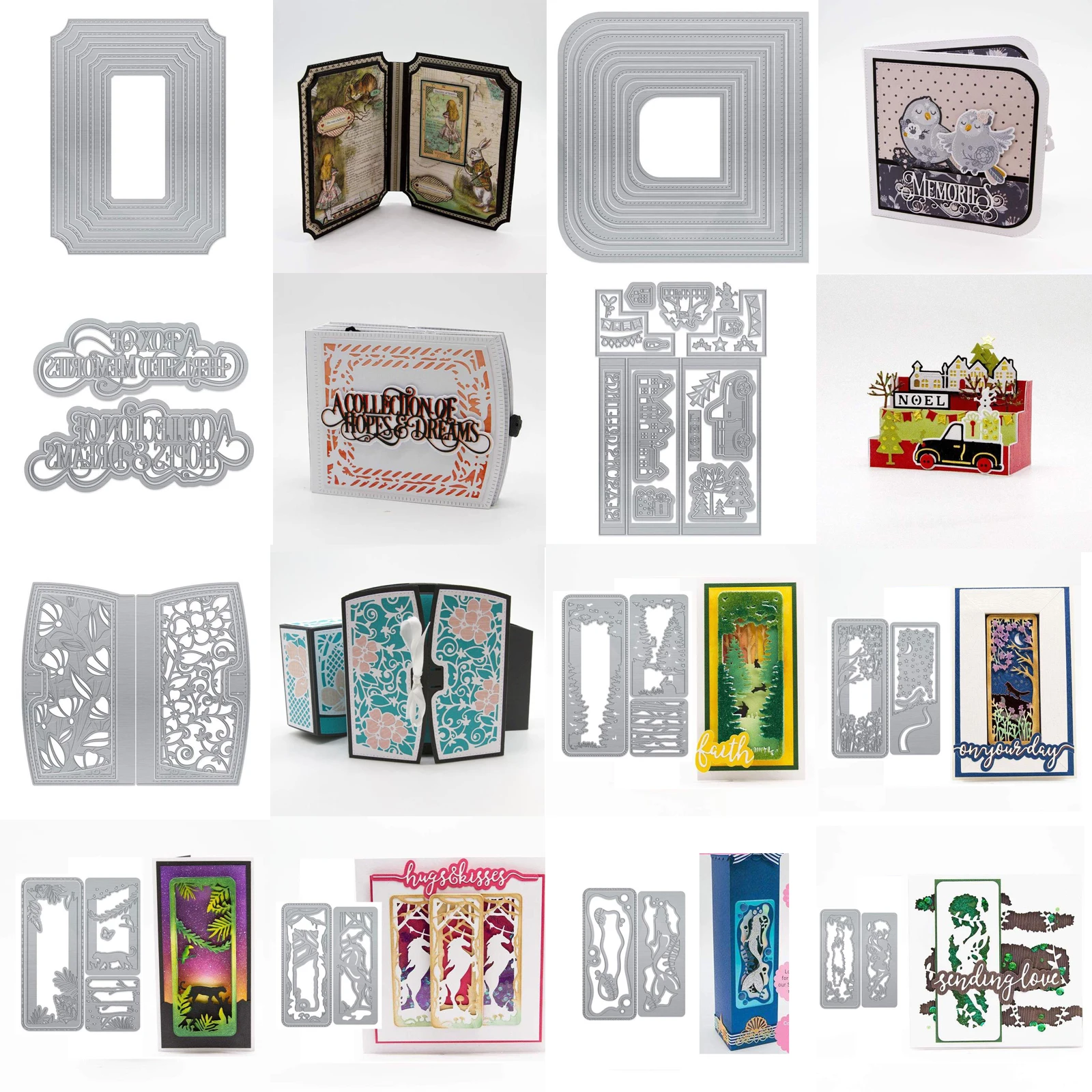 Totally tomes gift box die Metal cutting s cut  mold card Scrapbook paper craft knife mould blade punch stencils